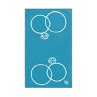 Wedding Rings Shareable Turquoise | Mix & Match Original Fun-Flirty Lovers’ Towels