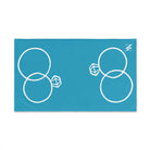 Wedding Rings Shareable Turquoise | Mix & Match Original Fun-Flirty Lovers’ Towels