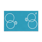 Wedding Rings Shareable Turquoise | Mix & Match Original Fun-Flirty Lovers’ Towels