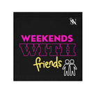 Weekends with Friends Black | Mix & Match Lils’ Fun-Flirty Lovers’ Towels