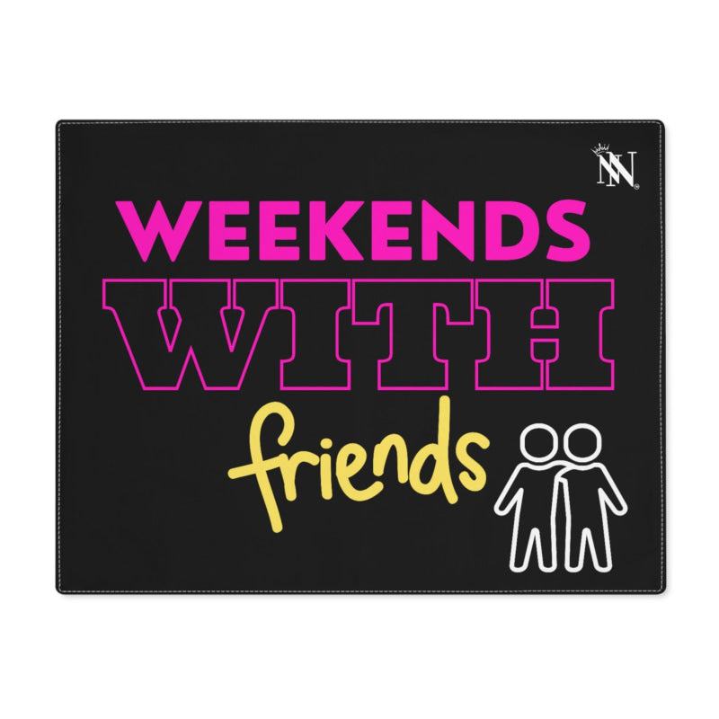 Weekends with Friends Black | Mix & Match Playful Fun-Flirty Lovers’ Toy Mats