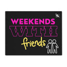 Weekends with Friends Black | Mix & Match Playful Fun-Flirty Lovers’ Toy Mats
