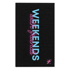 Weekends with Friends Black Mix & Match Soft Sex Towels | Flirty Lovers’ Gifts