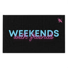 Weekends with Friends Black Mix & Match Soft Sex Towels | Flirty Lovers’ Gifts