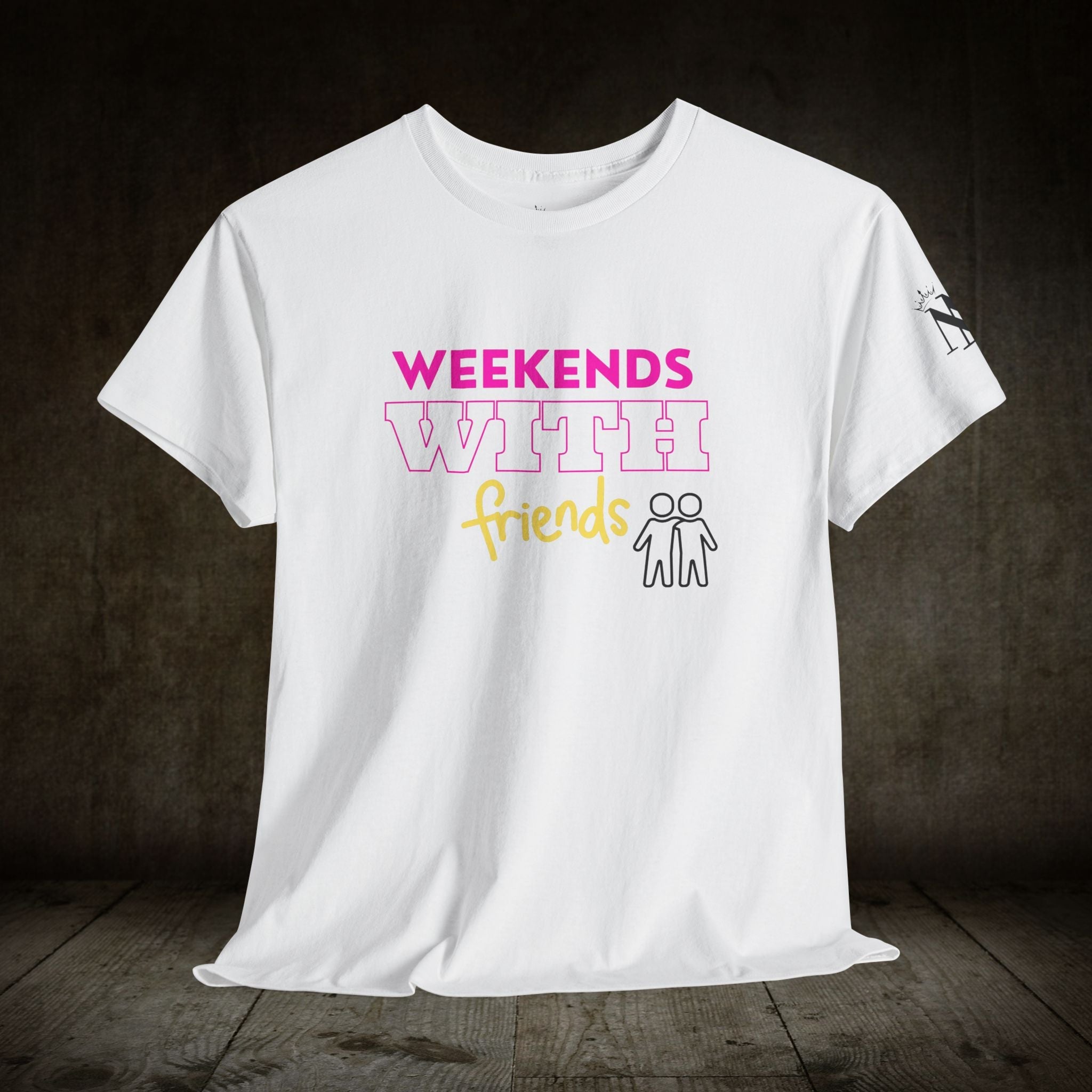 Weekends with Friends | Mix & Match 100% Cotton Unisex Fun-Flirty Lovers’ Tees