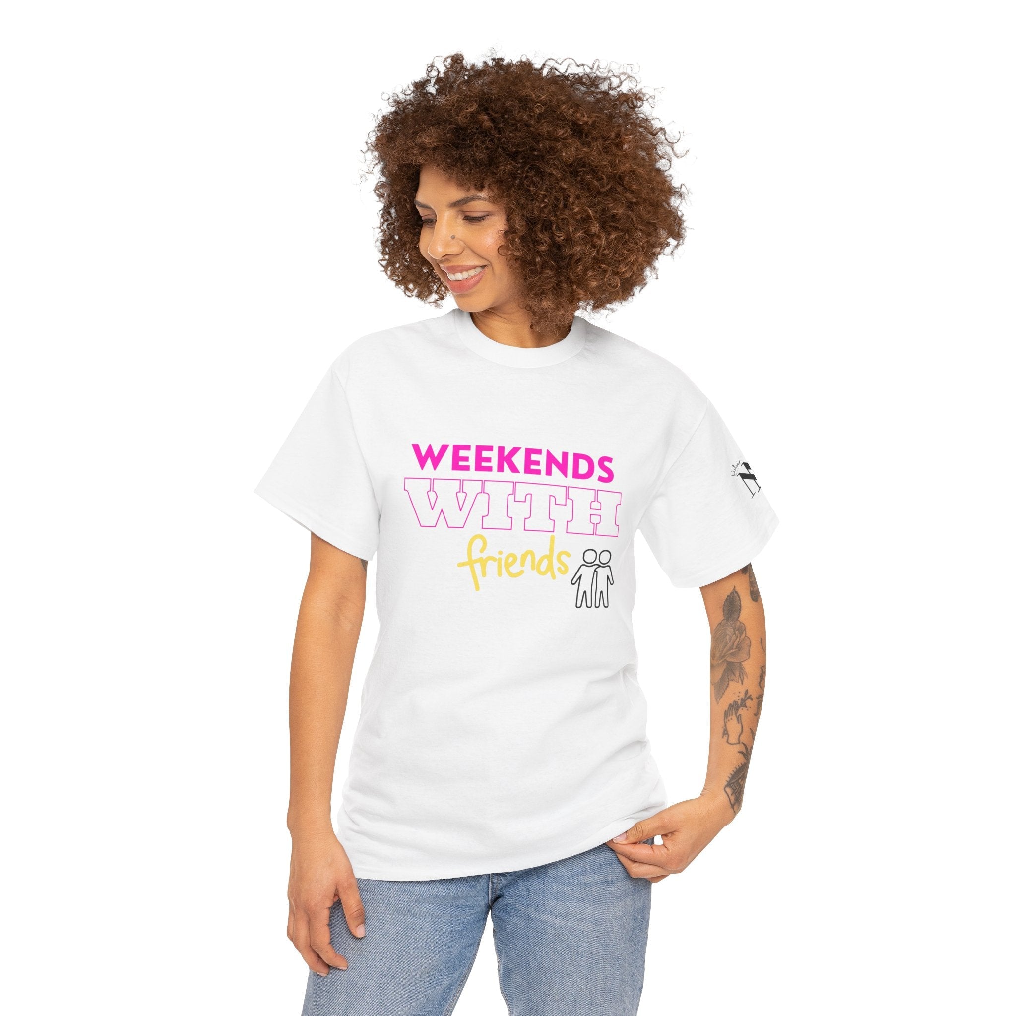 Weekends with Friends | Mix & Match 100% Cotton Unisex Fun-Flirty Lovers’ Tees