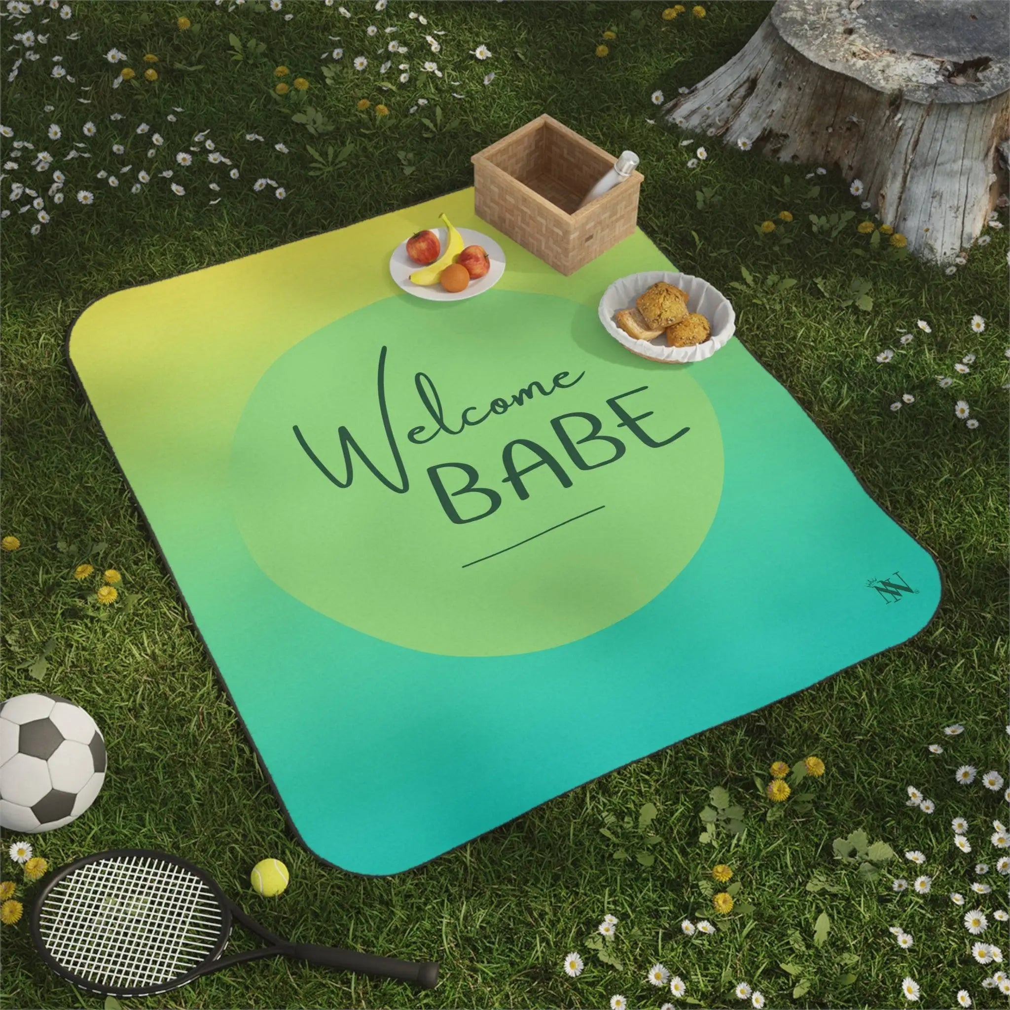 Welcome Babe | Mix Match Fun-Flirty Lovers’ Water-Resistant Blankets