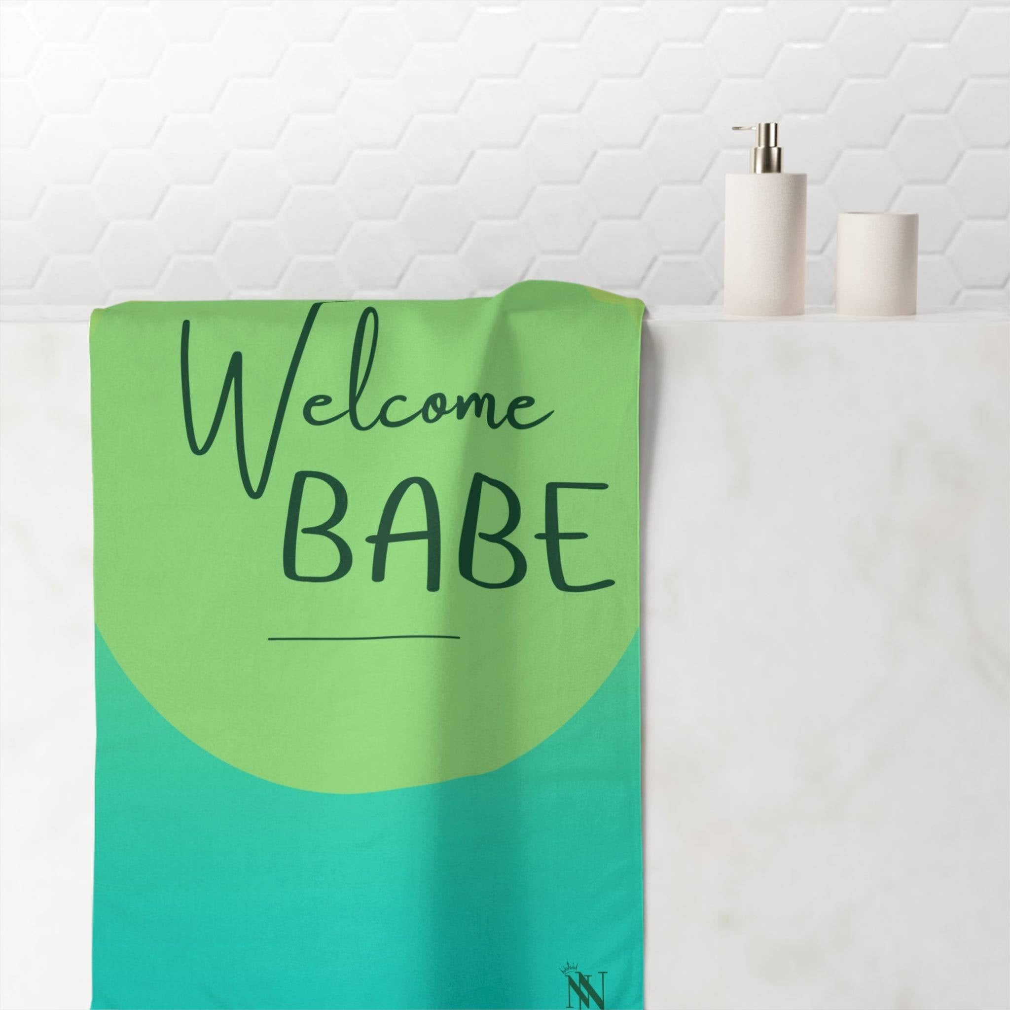 Welcome Babe | Mix & Match Naughty XL Fun-Flirty Lovers’ Towels