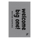 Welcome Big One! Grey | Mix & Match Soft Fun-Flirty Lovers’ Towels