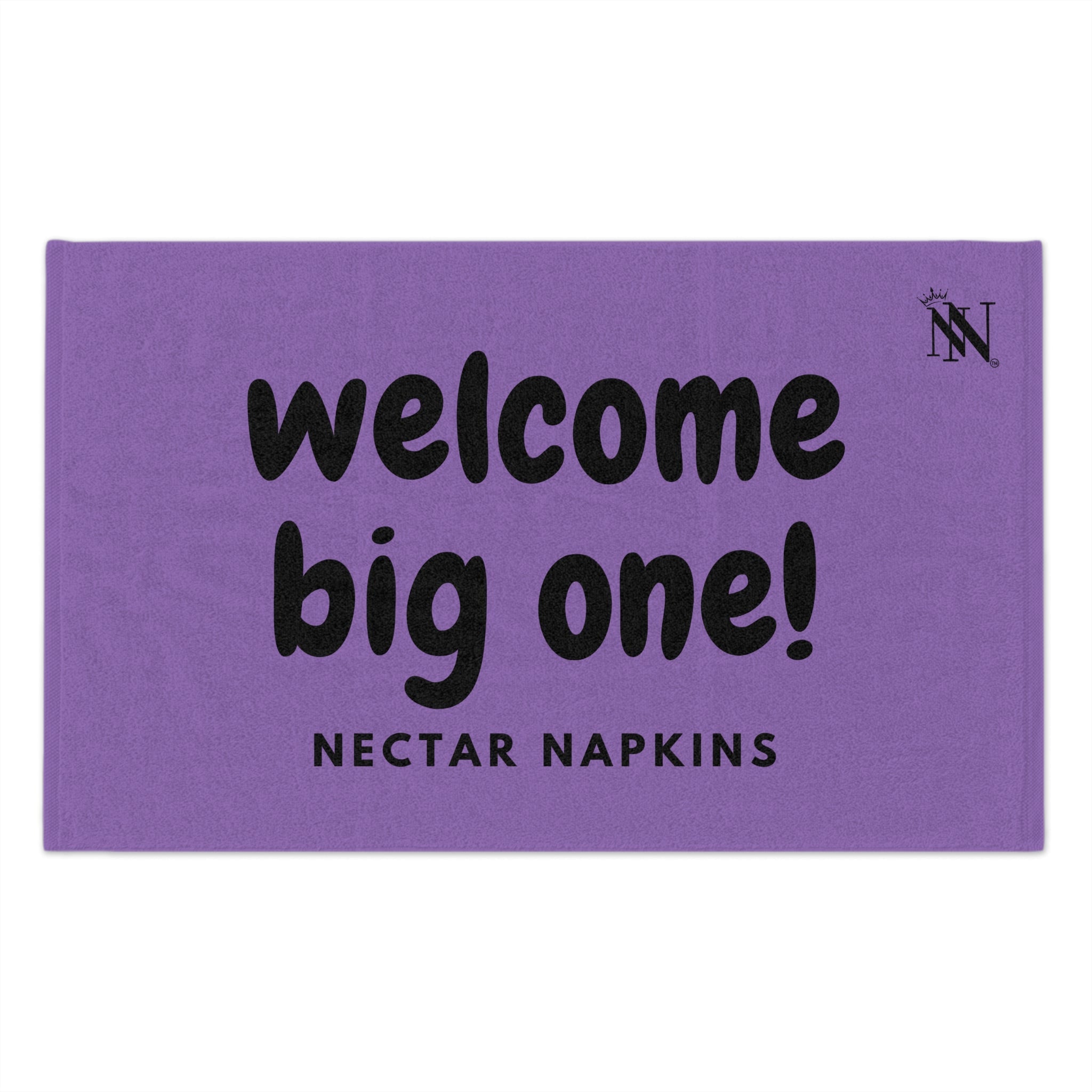 Welcome Big One! Lavendar | Mix & Match Soft Fun-Flirty Lovers’ Towels
