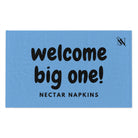 Welcome Big One! Light Blue | Mix & Match Soft Fun-Flirty Lovers’ Towels