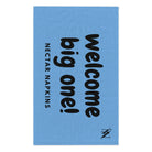 Welcome Big One! Light Blue | Mix & Match Soft Fun-Flirty Lovers’ Towels