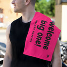 Welcome Big One! Pink | Mix & Match Soft Fun-Flirty Lovers’ Towels