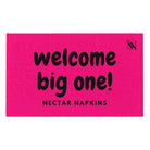 Welcome Big One! Pink | Mix & Match Soft Fun-Flirty Lovers’ Towels