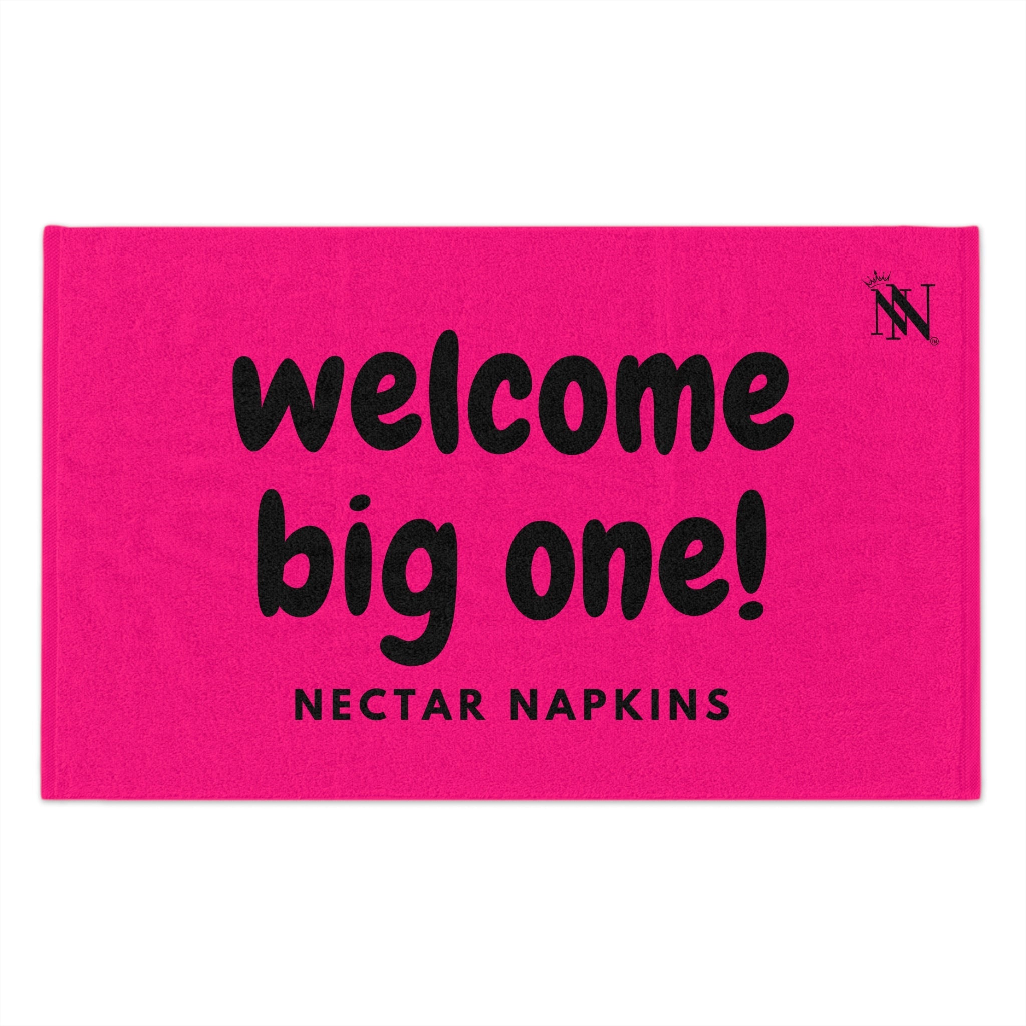 Welcome Big One! Pink | Mix & Match Soft Fun-Flirty Lovers’ Towels