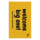 Welcome Big One! Yellow | Mix & Match Soft Fun-Flirty Lovers’ Towels