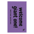 Welcome Giant One! Lavendar | Mix & Match Soft Fun-Flirty Lovers’ Towels