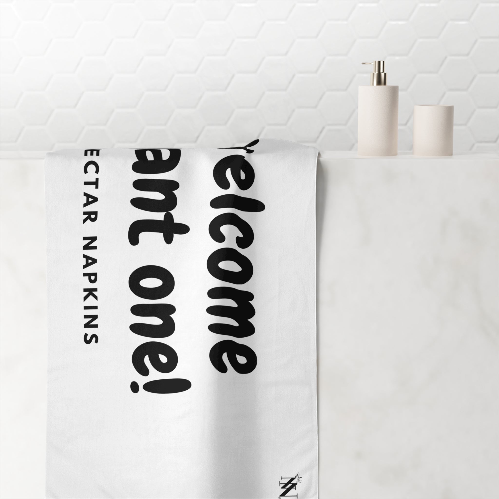 Welcome Giant One! | Mix & Match Naughty XL Fun-Flirty Lovers’ Towels