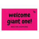 Welcome Giant One! Pink | Mix & Match Soft Fun-Flirty Lovers’ Towels