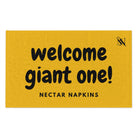 Welcome Giant One! Yellow | Mix & Match Soft Fun-Flirty Lovers’ Towels