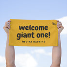 Welcome Giant One! Yellow | Mix & Match Soft Fun-Flirty Lovers’ Towels