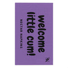 Welcome Little Cum! Lavendar | Mix & Match Soft Fun-Flirty Lovers’ Towels
