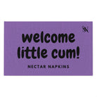 Welcome Little Cum! Lavendar | Mix & Match Soft Fun-Flirty Lovers’ Towels