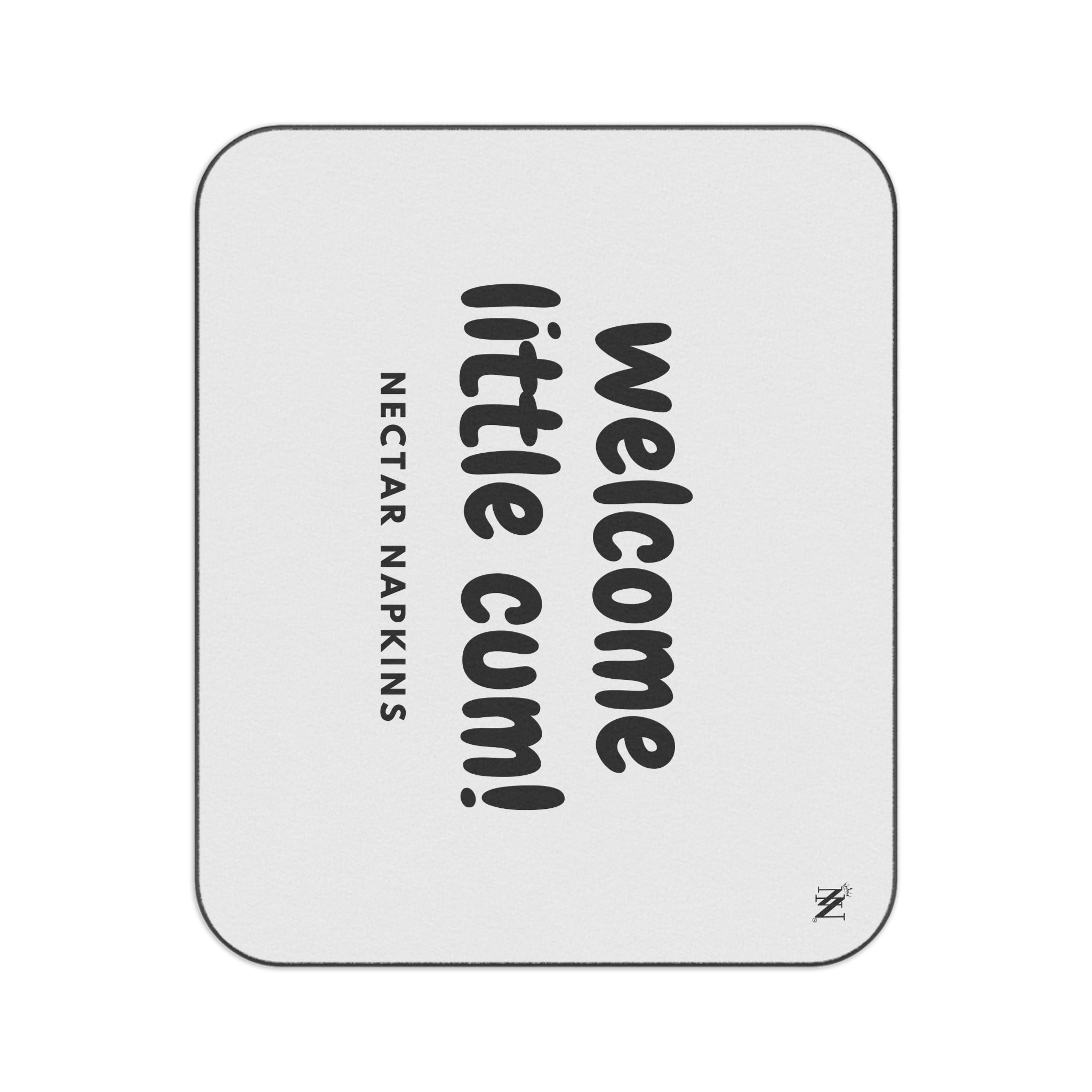 Welcome Little Cum! | Mix Match Fun-Flirty Lovers’ Water-Resistant Blankets