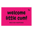 Welcome Little Cum! Pink | Mix & Match Soft Fun-Flirty Lovers’ Towels