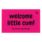 Welcome Little Cum! Pink | Mix & Match Soft Fun-Flirty Lovers’ Towels