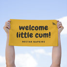 Welcome Little Cum! Yellow | Mix & Match Soft Fun-Flirty Lovers’ Towels