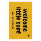Welcome Little Cum! Yellow | Mix & Match Soft Fun-Flirty Lovers’ Towels