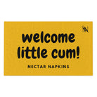 Welcome Little Cum! Yellow | Mix & Match Soft Fun-Flirty Lovers’ Towels