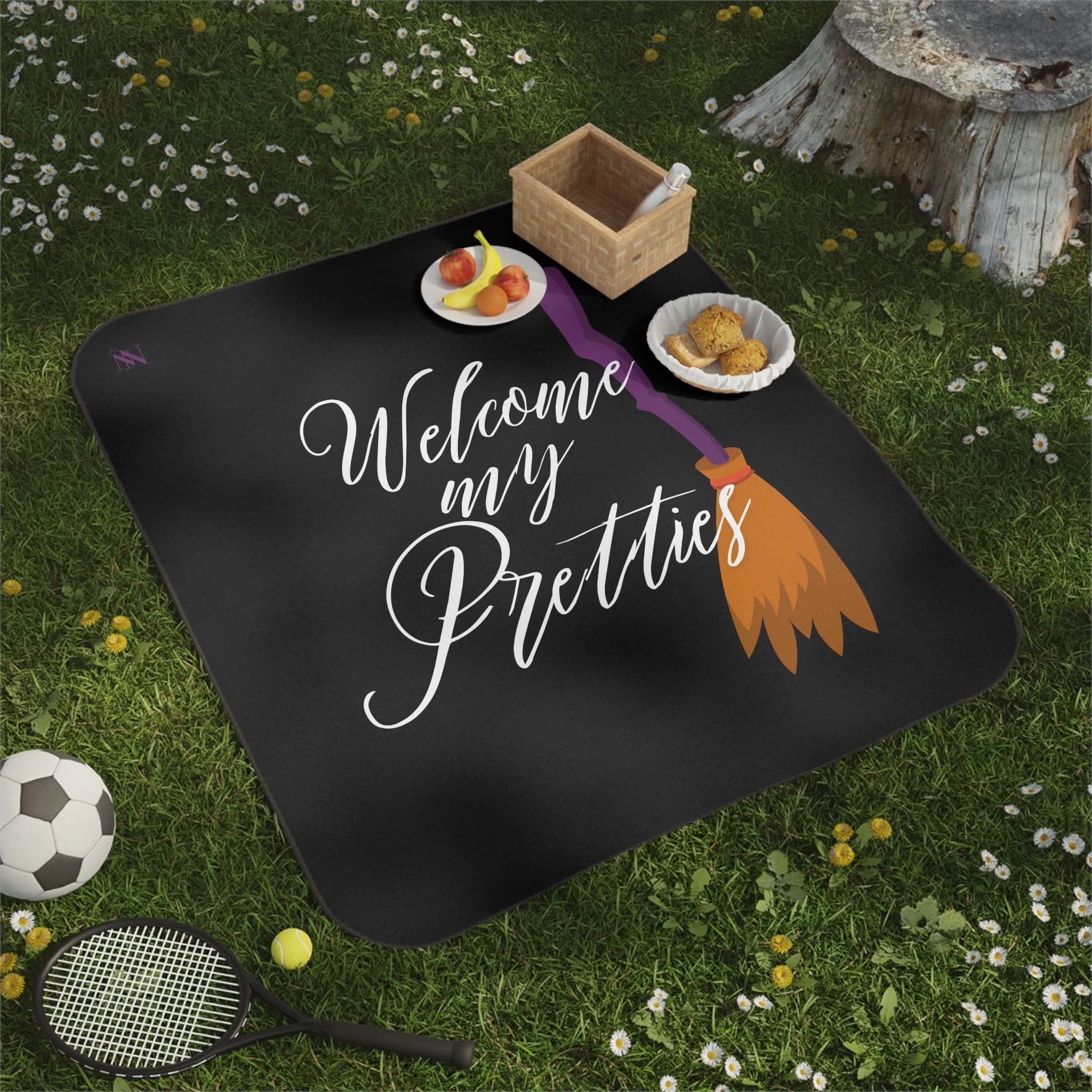 Welcome My Pretties Halloween | Mix Match Fun-Flirty Lovers’ Water-Resistant Blankets