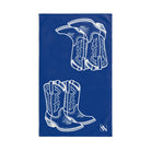 Western Boots Shareable Blue | Mix & Match Original Fun-Flirty Lovers’ Towels