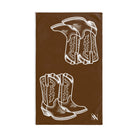 Western Boots Shareable Brown | Mix & Match Original Fun-Flirty Lovers’ Towels