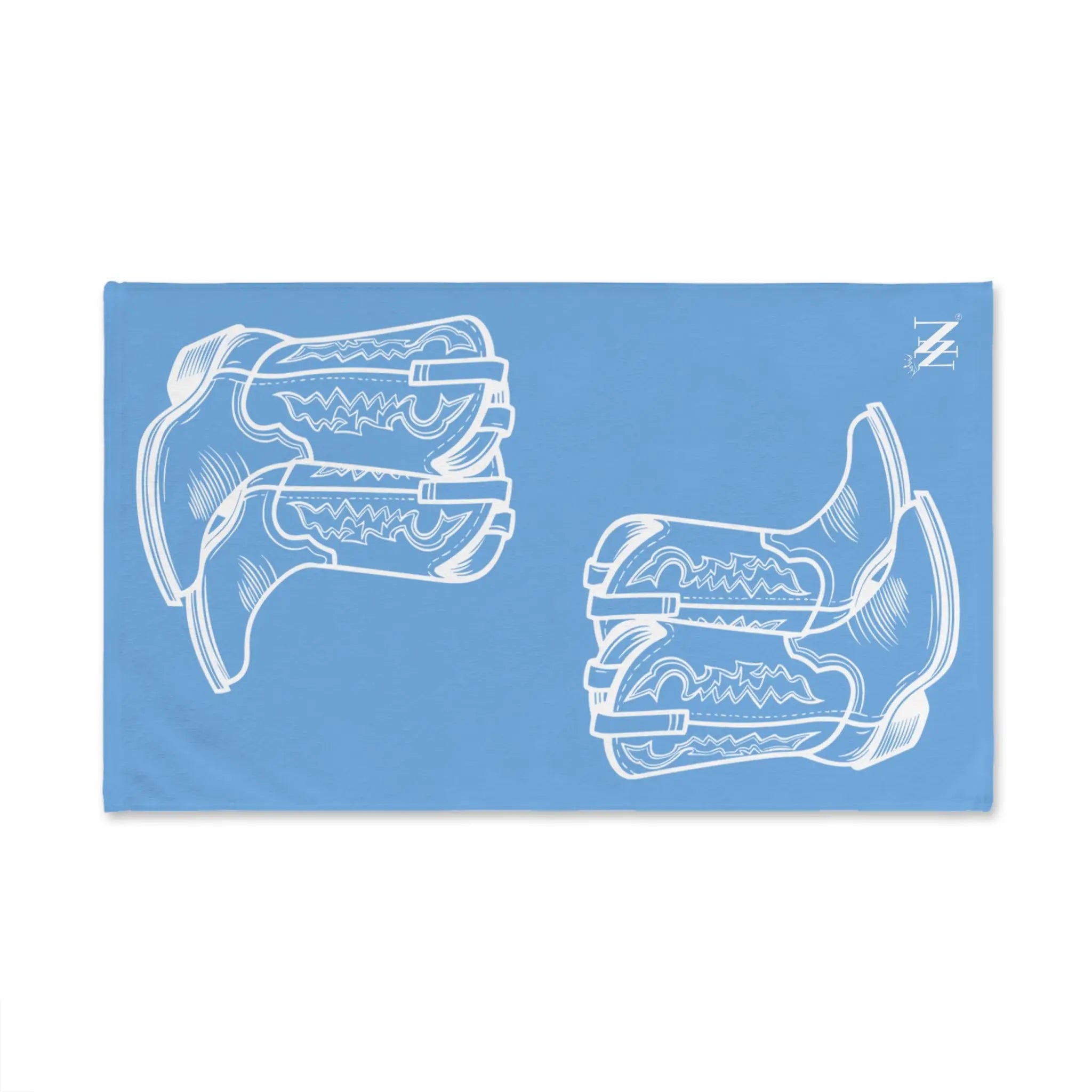 Western Boots Shareable Light Blue | Mix & Match Original Fun-Flirty Lovers’ Towels