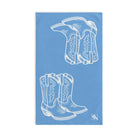 Western Boots Shareable Light Blue | Mix & Match Original Fun-Flirty Lovers’ Towels