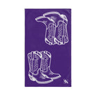 Western Boots Shareable Purple | Mix & Match Original Fun-Flirty Lovers’ Towels