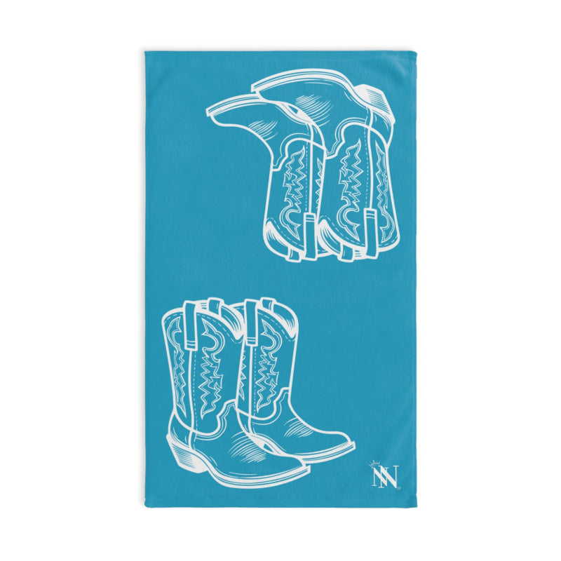 Western Boots Shareable Turquoise | Mix & Match Original Fun-Flirty Lovers’ Towels