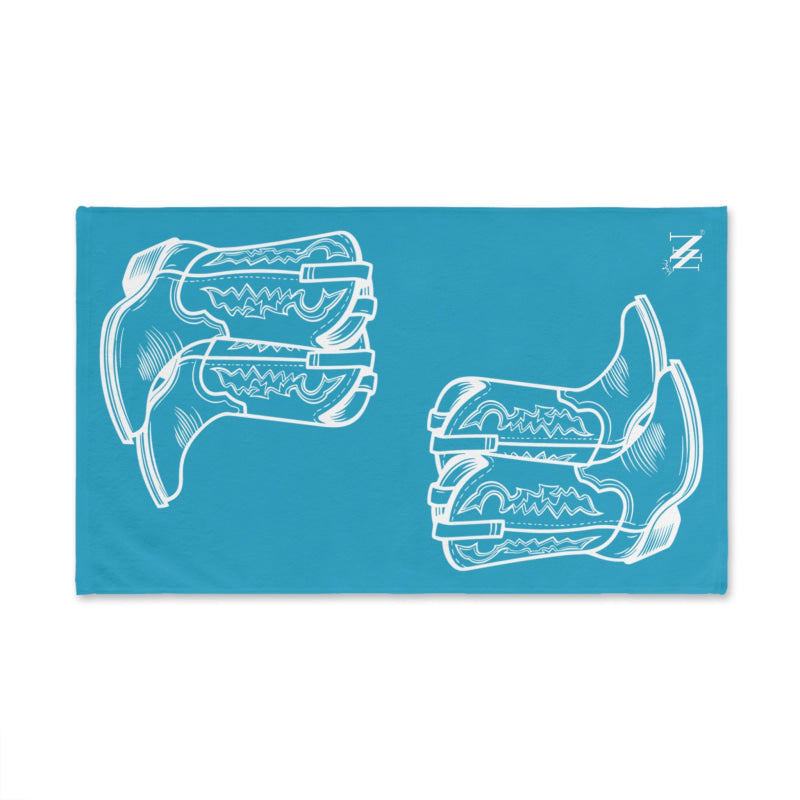 Western Boots Shareable Turquoise | Mix & Match Original Fun-Flirty Lovers’ Towels
