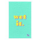 wet it. | Mix & Match Soft Fun-Flirty Lovers’ Towels