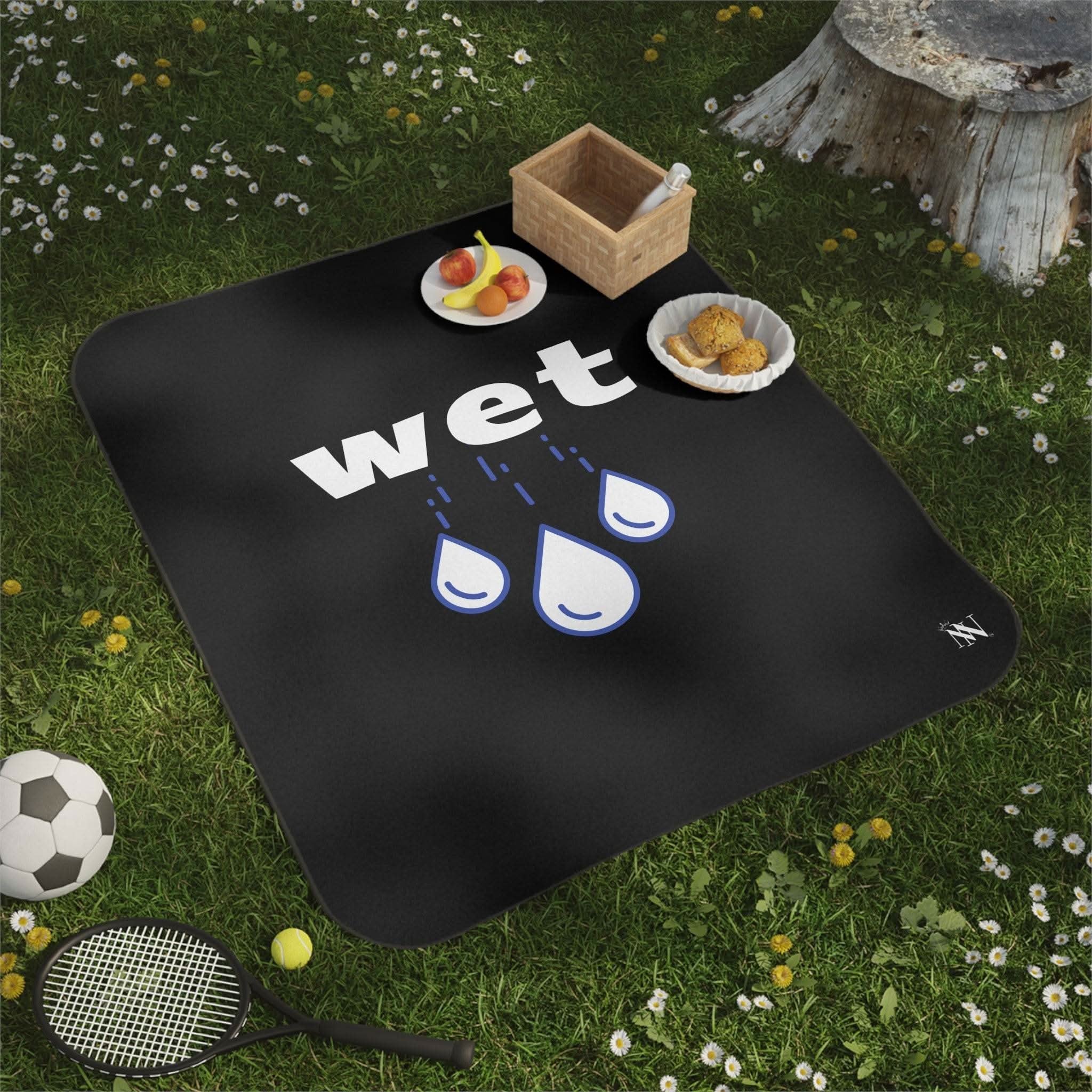 Wet | Mix Match Fun-Flirty Lovers’ Water-Resistant Blankets
