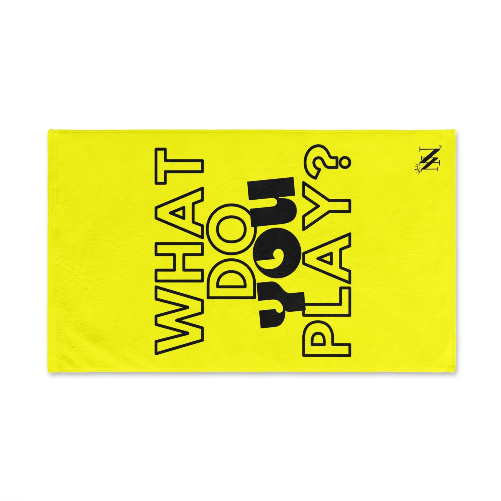 What Do You Play? Neon Yellow | Mix & Match Original Fun-Flirty Lovers’ Towels