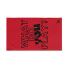 What Do You Play? Red | Mix & Match Original Fun-Flirty Lovers’ Towels