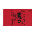What Do You Play? Red | Mix & Match Original Fun-Flirty Lovers’ Towels
