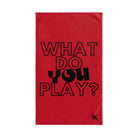 What Do You Play? Red | Mix & Match Original Fun-Flirty Lovers’ Towels