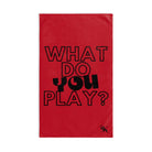 What Do You Play? Red | Mix & Match Original Fun-Flirty Lovers’ Towels