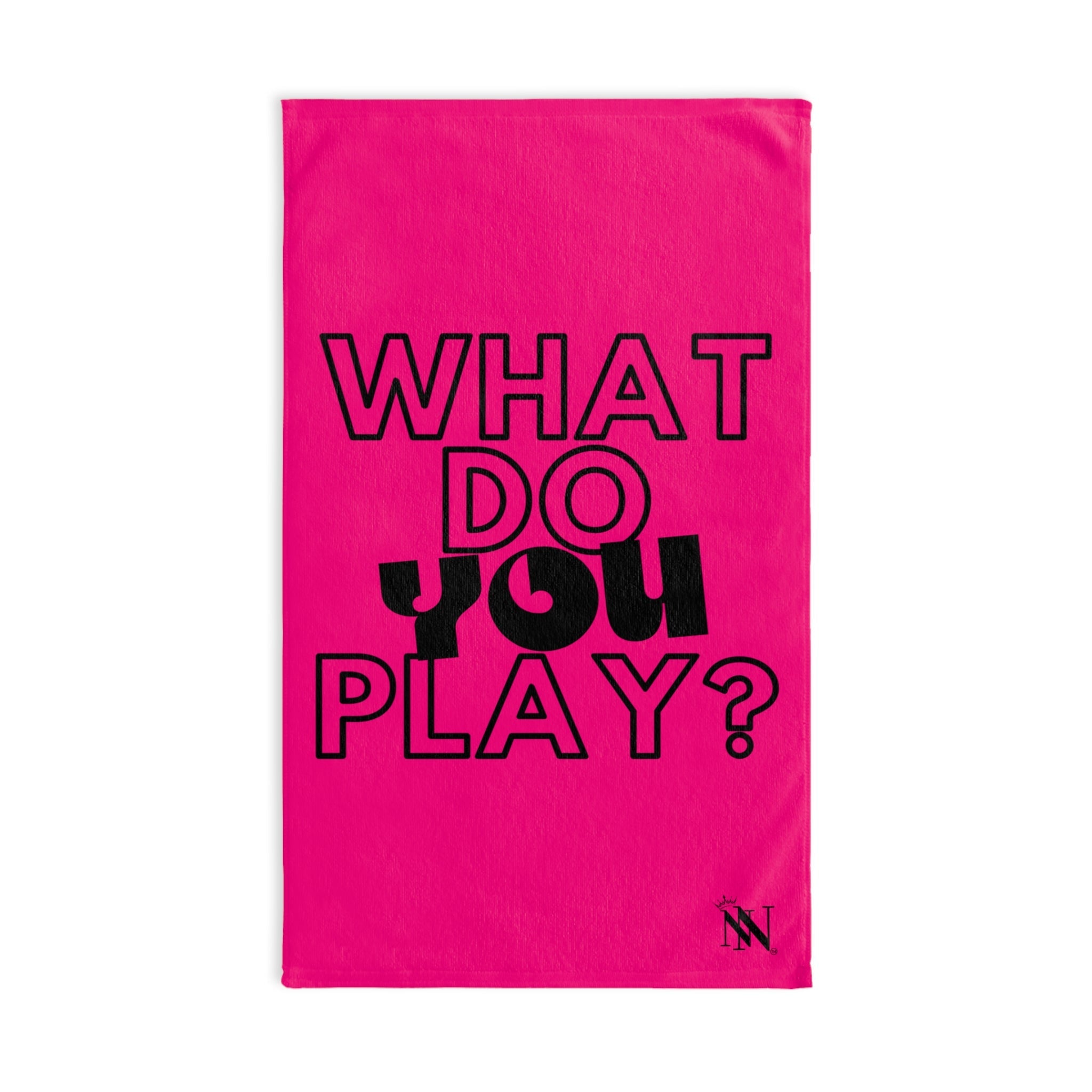 What Do You Play? Signature Pink | Mix & Match Original Fun-Flirty Lovers’ Towels