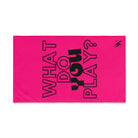 What Do You Play? Signature Pink | Mix & Match Original Fun-Flirty Lovers’ Towels